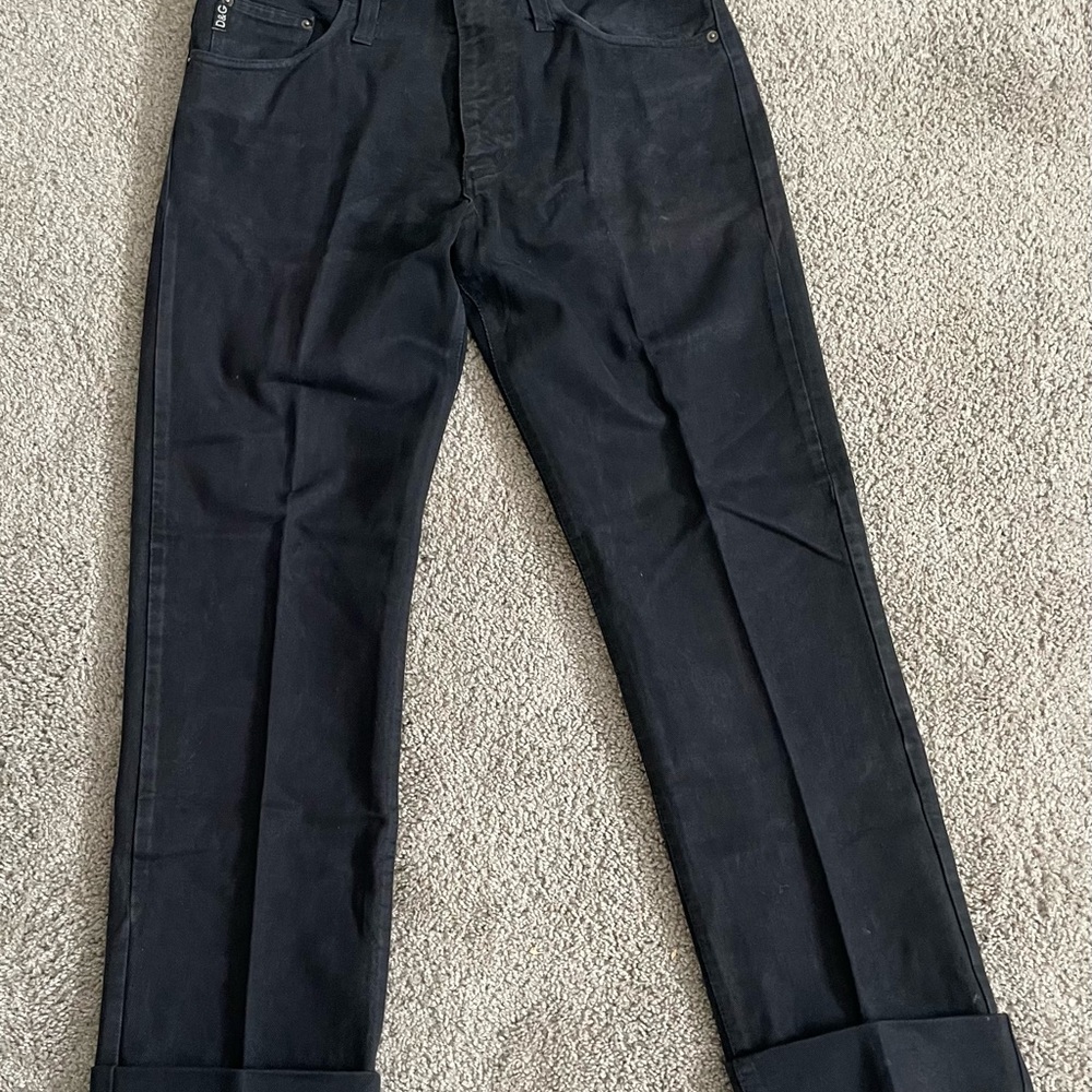D&G black jeans
